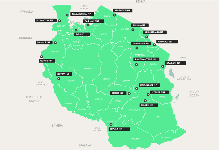 National Parks Map